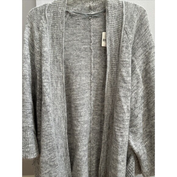 Anthropologie Angel Of The North Designer Wool Blend Soho Academia OpenSweater M - Picture 3 of 6